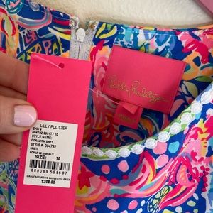 Lilly Pulitzer Coralynn Shift dress sz 10-pockets!